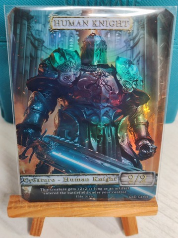 Foil Human Knight White